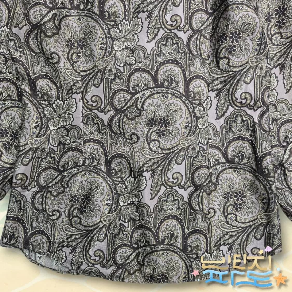 100 BURBERRY 크리스토퍼 베일리 08FW 페이즐리 실크 셔츠 상품이미지9