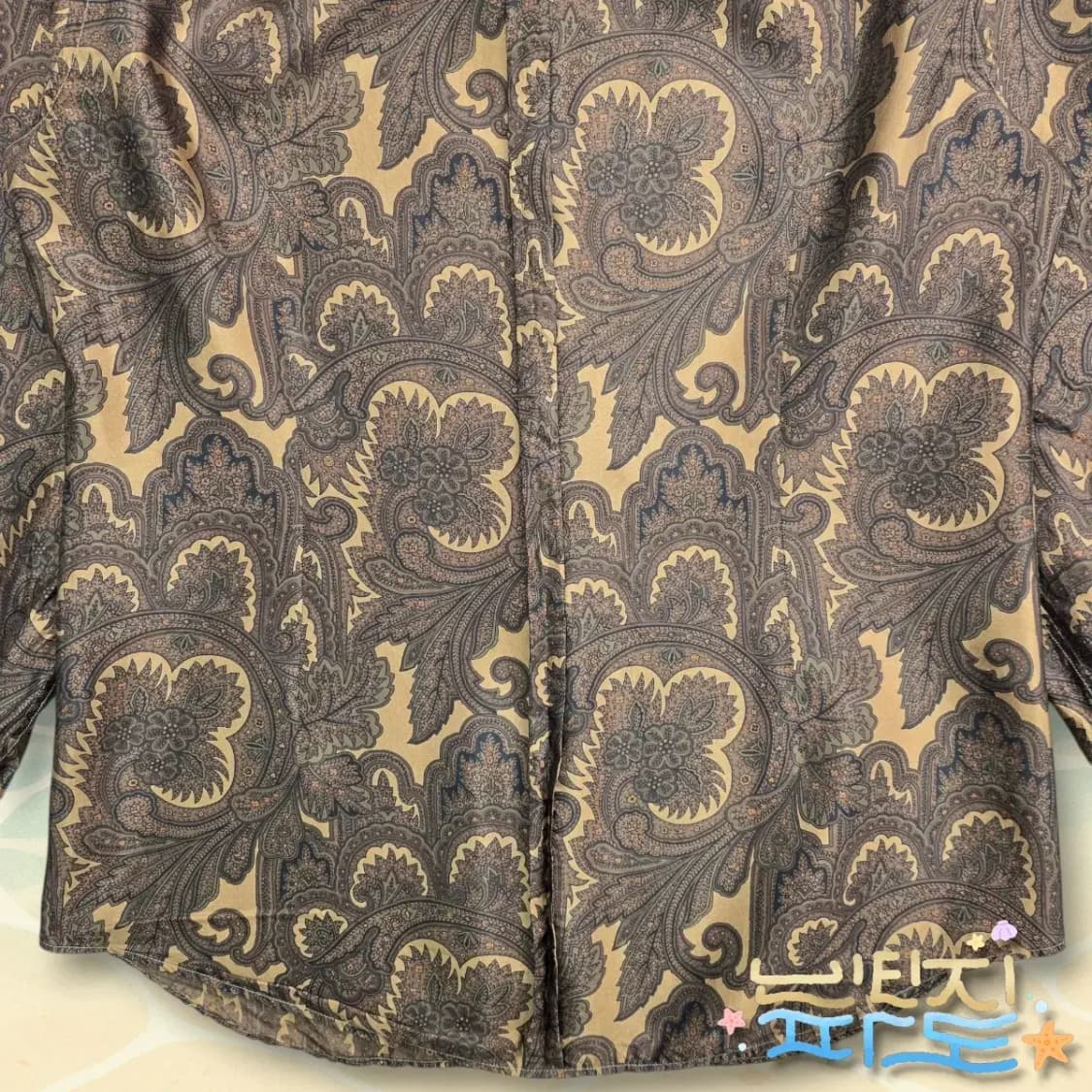 100 BURBERRY 크리스토퍼 베일리 08FW 페이즐리 실크 셔츠 상품이미지9