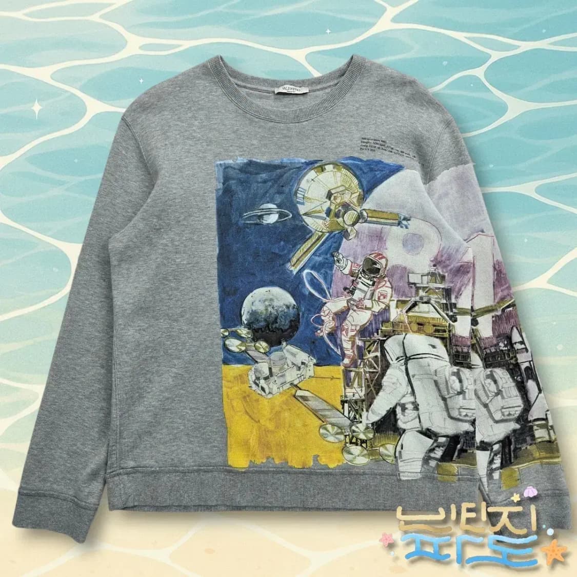 L VALENTINO 발렌티노 20SS 루프 프린팅 스웻셔츠 상품이미지1