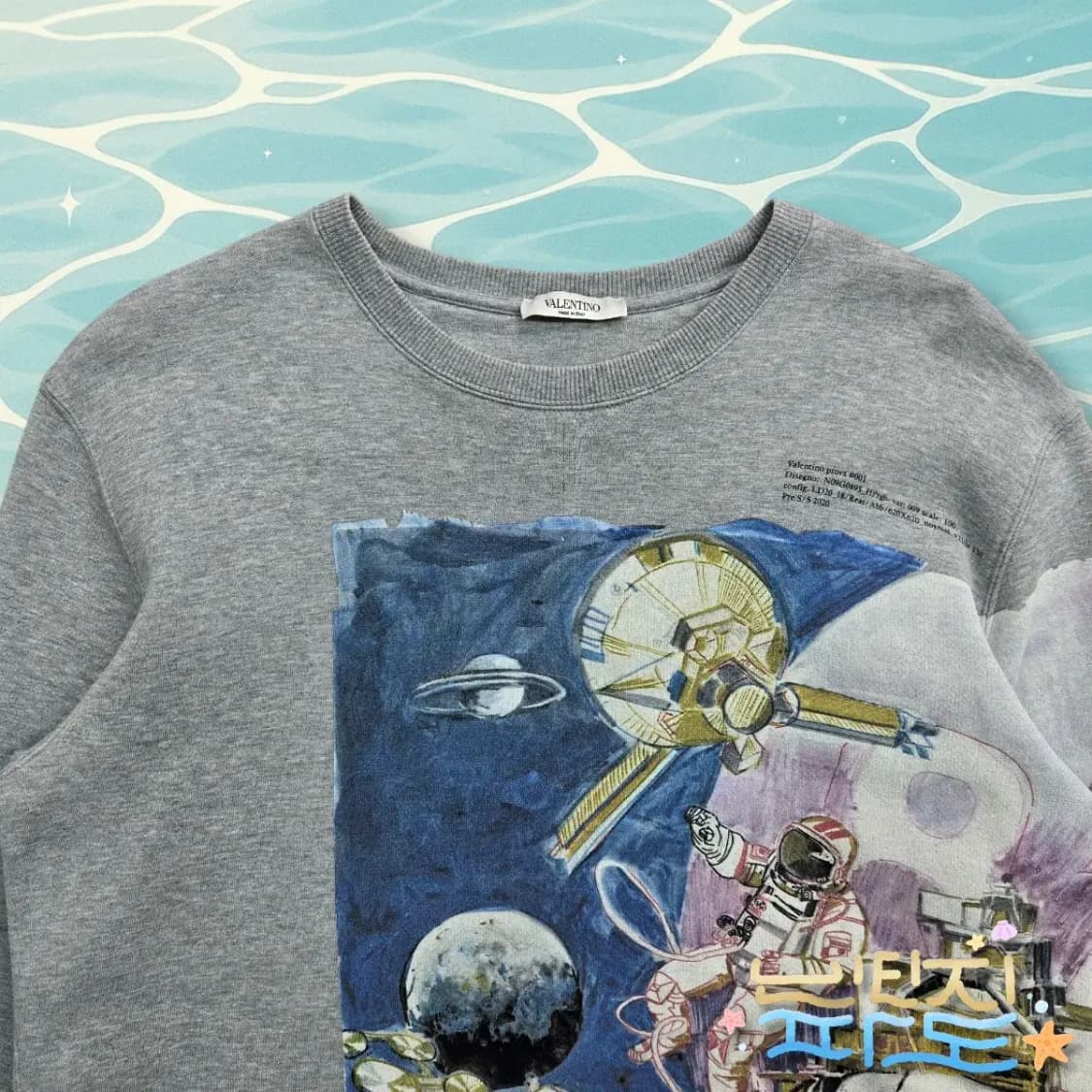 L VALENTINO 발렌티노 20SS 루프 프린팅 스웻셔츠 상품이미지2