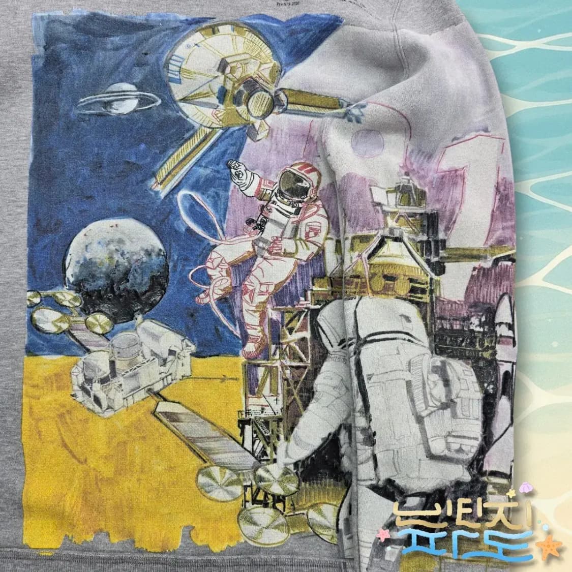 L VALENTINO 발렌티노 20SS 루프 프린팅 스웻셔츠 상품이미지5