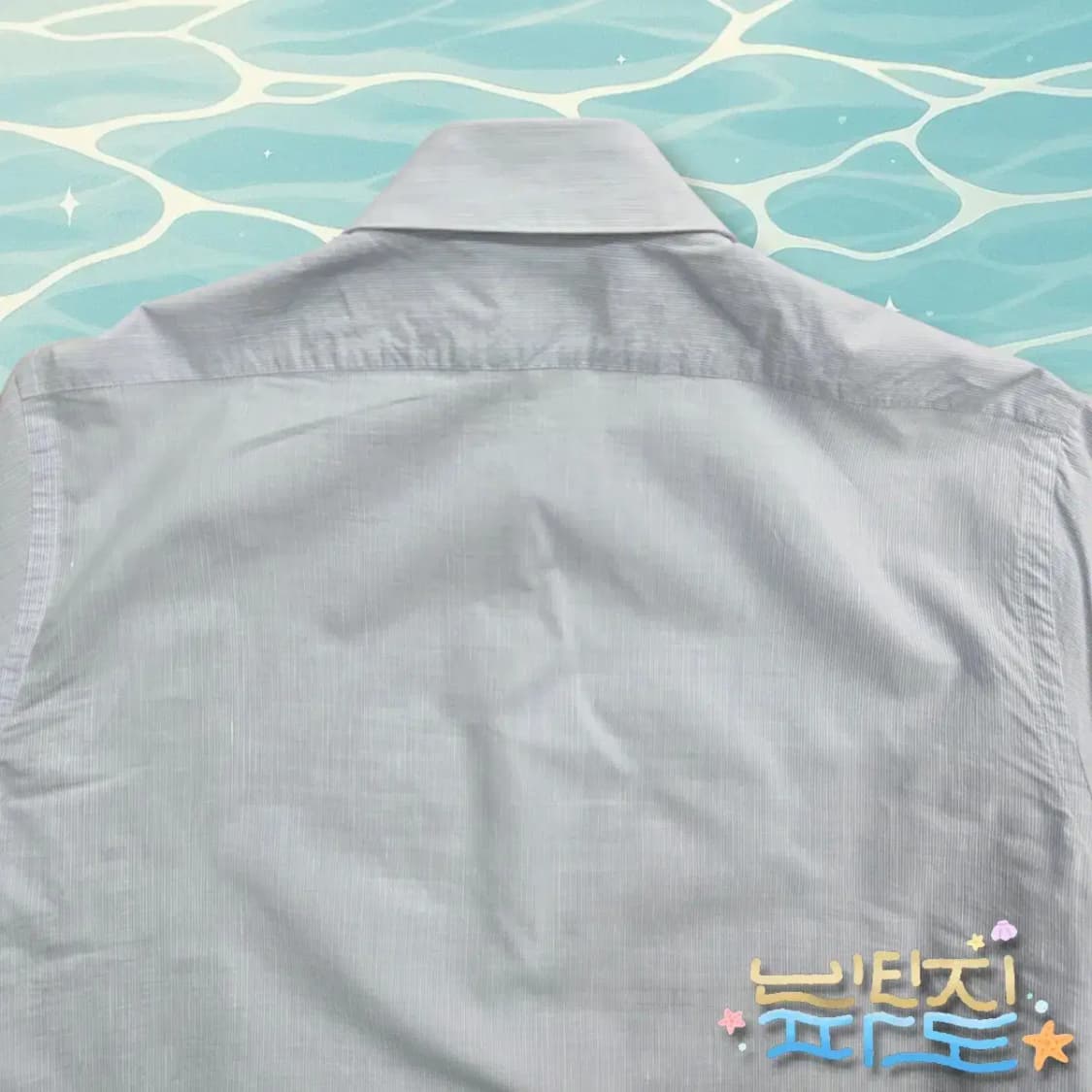 95 BURBERRY 버버리 줄지 프릴 셔츠 상품이미지8