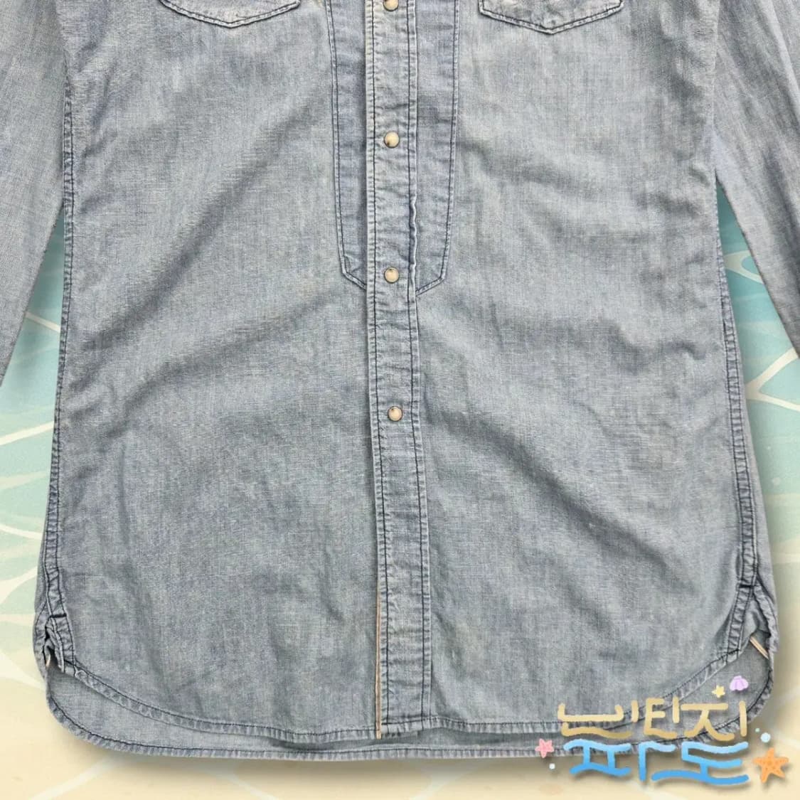 M BALMAIN 발망 11FW 데님 웨스턴 셔츠 상품이미지3