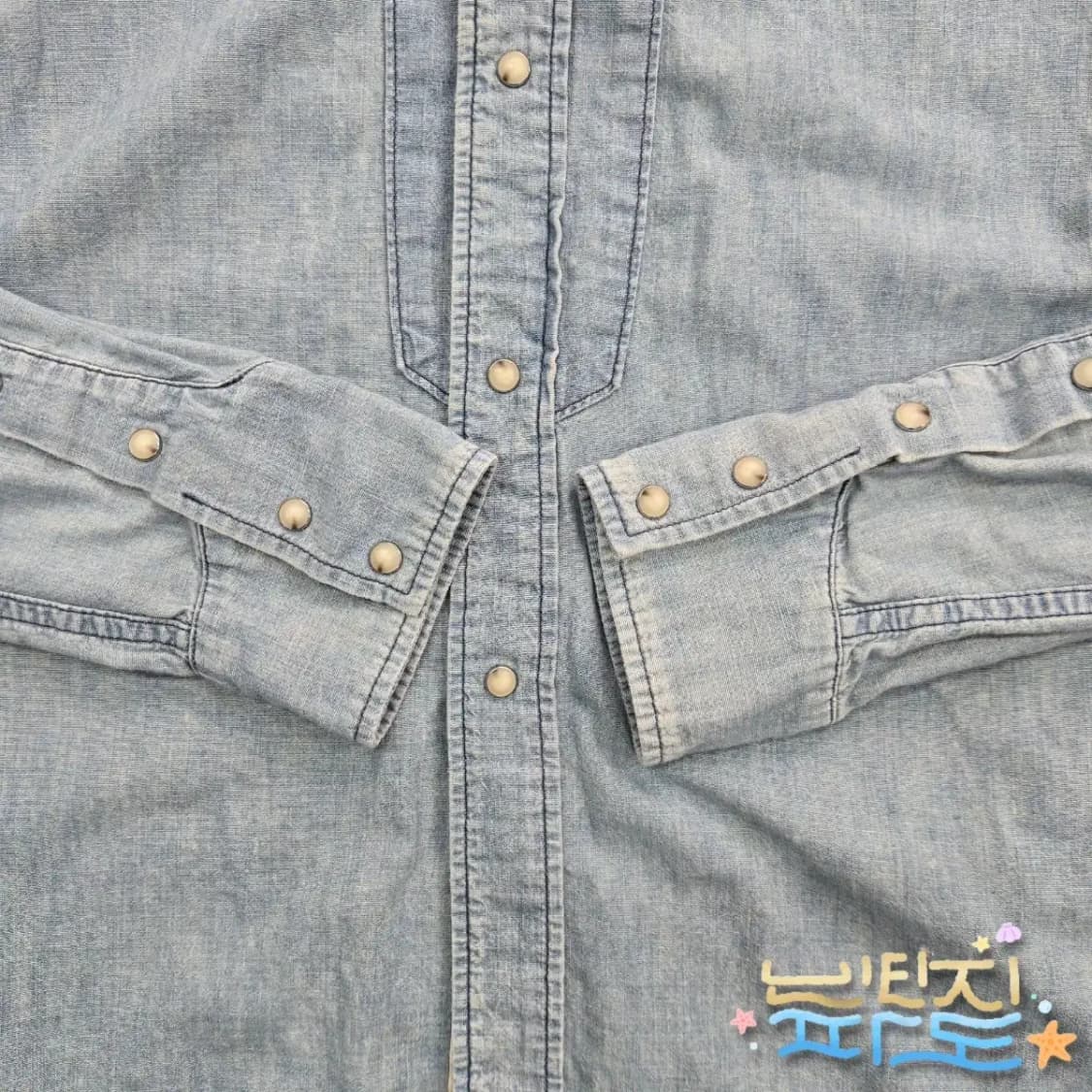 M BALMAIN 발망 11FW 데님 웨스턴 셔츠 상품이미지4