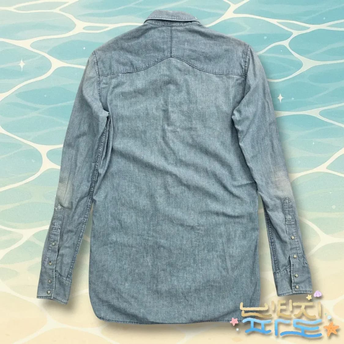 M BALMAIN 발망 11FW 데님 웨스턴 셔츠 상품이미지8