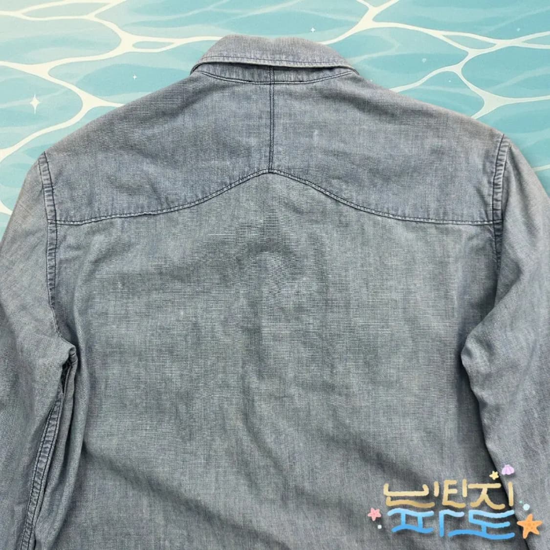 M BALMAIN 발망 11FW 데님 웨스턴 셔츠 상품이미지9