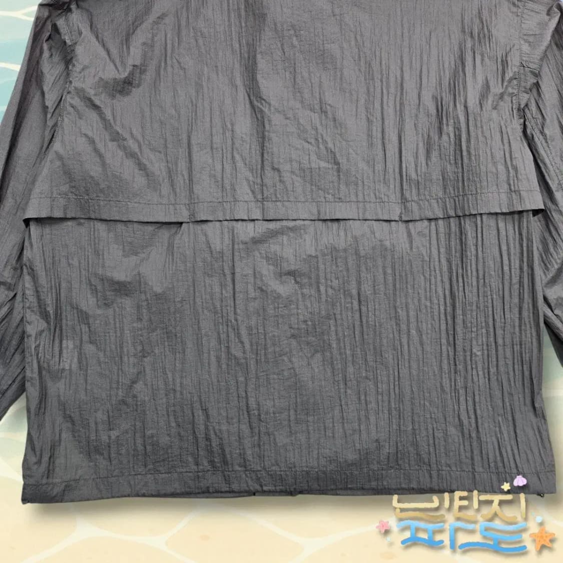 L 105 커스텀멜로우 새드스마일 립스탑 셔켓 상품이미지8