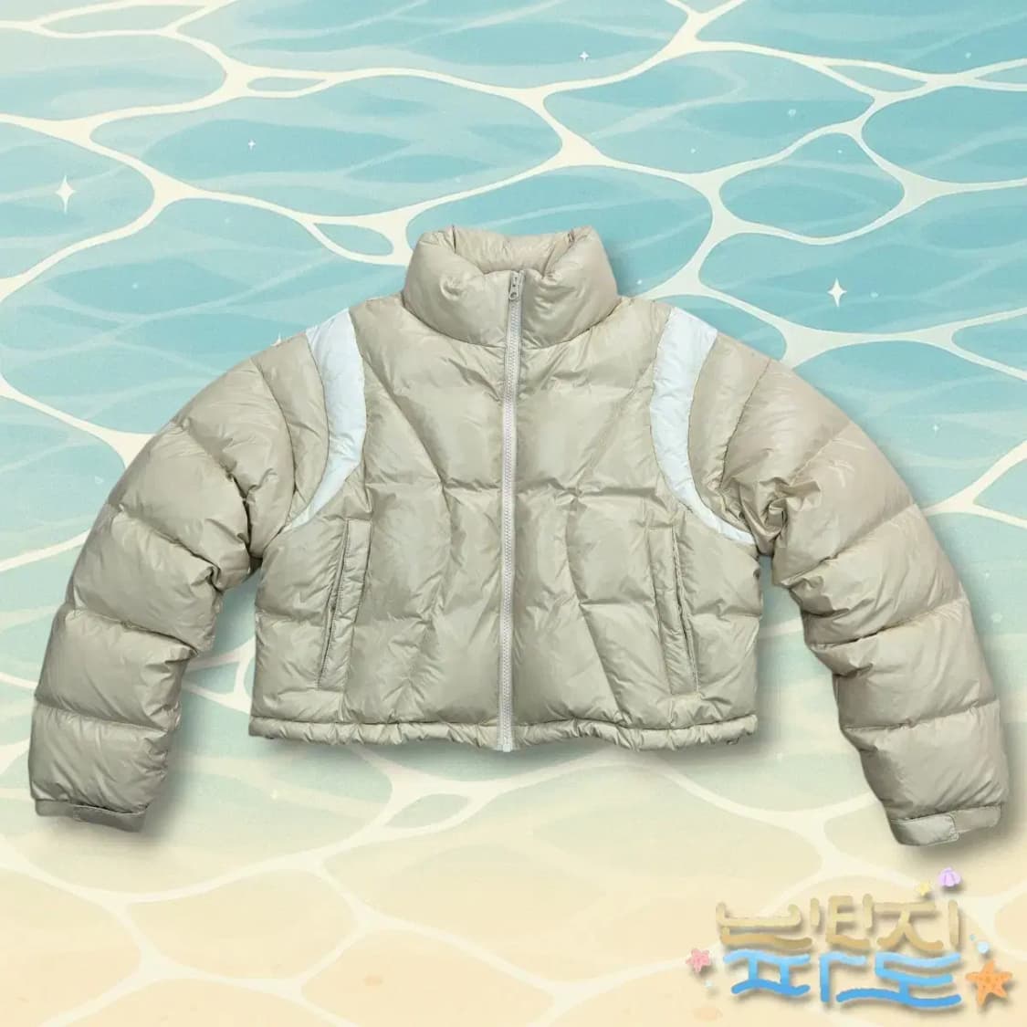 F 커렌트 바시티 숏 푸퍼 패딩자켓 상품이미지1