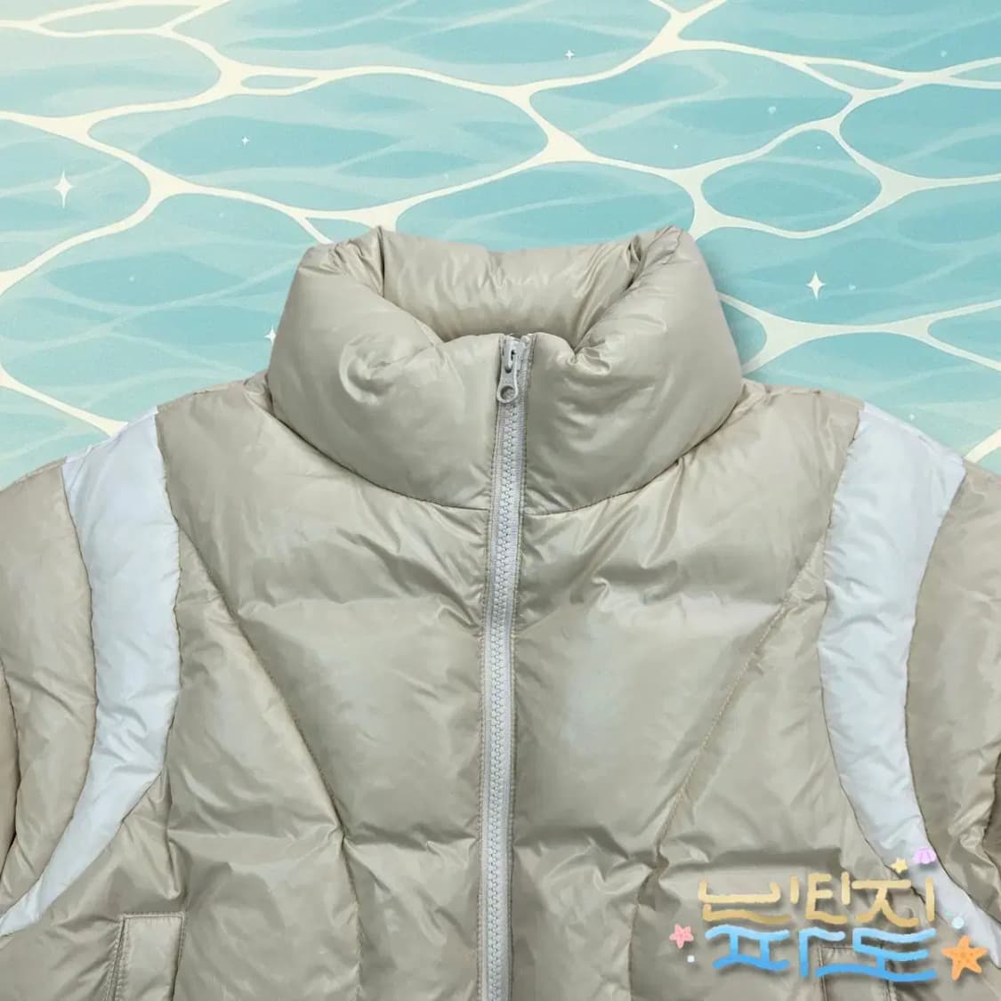 F 커렌트 바시티 숏 푸퍼 패딩자켓 상품이미지2