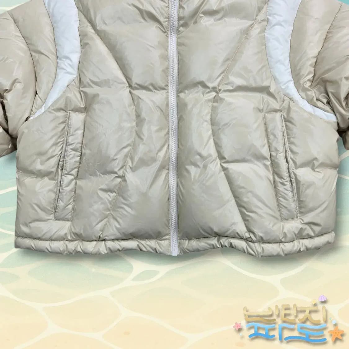 F 커렌트 바시티 숏 푸퍼 패딩자켓 상품이미지3