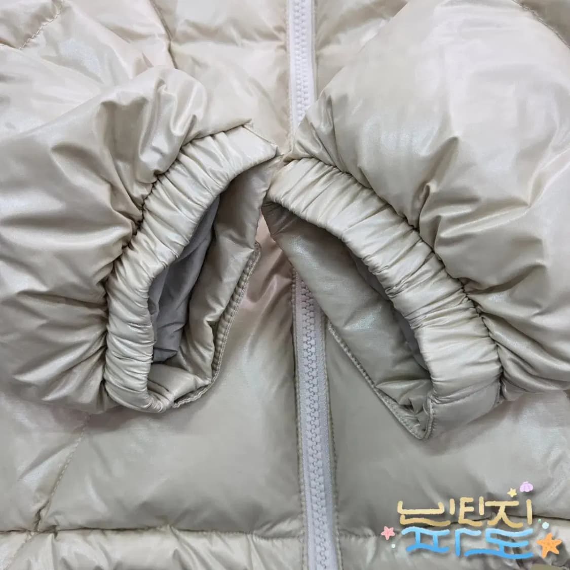 F 커렌트 바시티 숏 푸퍼 패딩자켓 상품이미지4