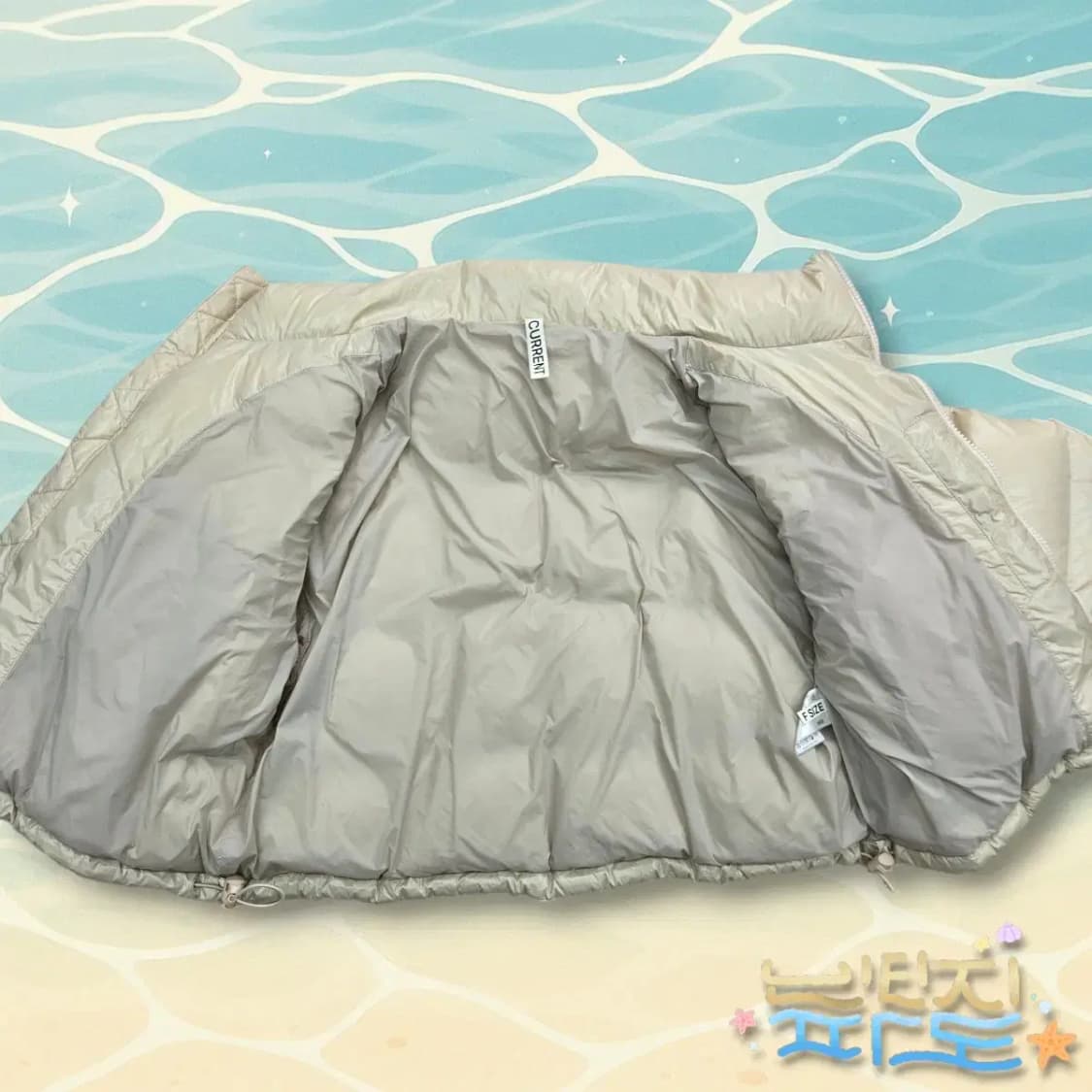 F 커렌트 바시티 숏 푸퍼 패딩자켓 상품이미지9