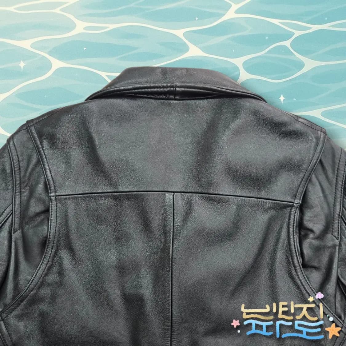 90, 2 페르드르 알렌느 카프스킨 라이더자켓 상품이미지6