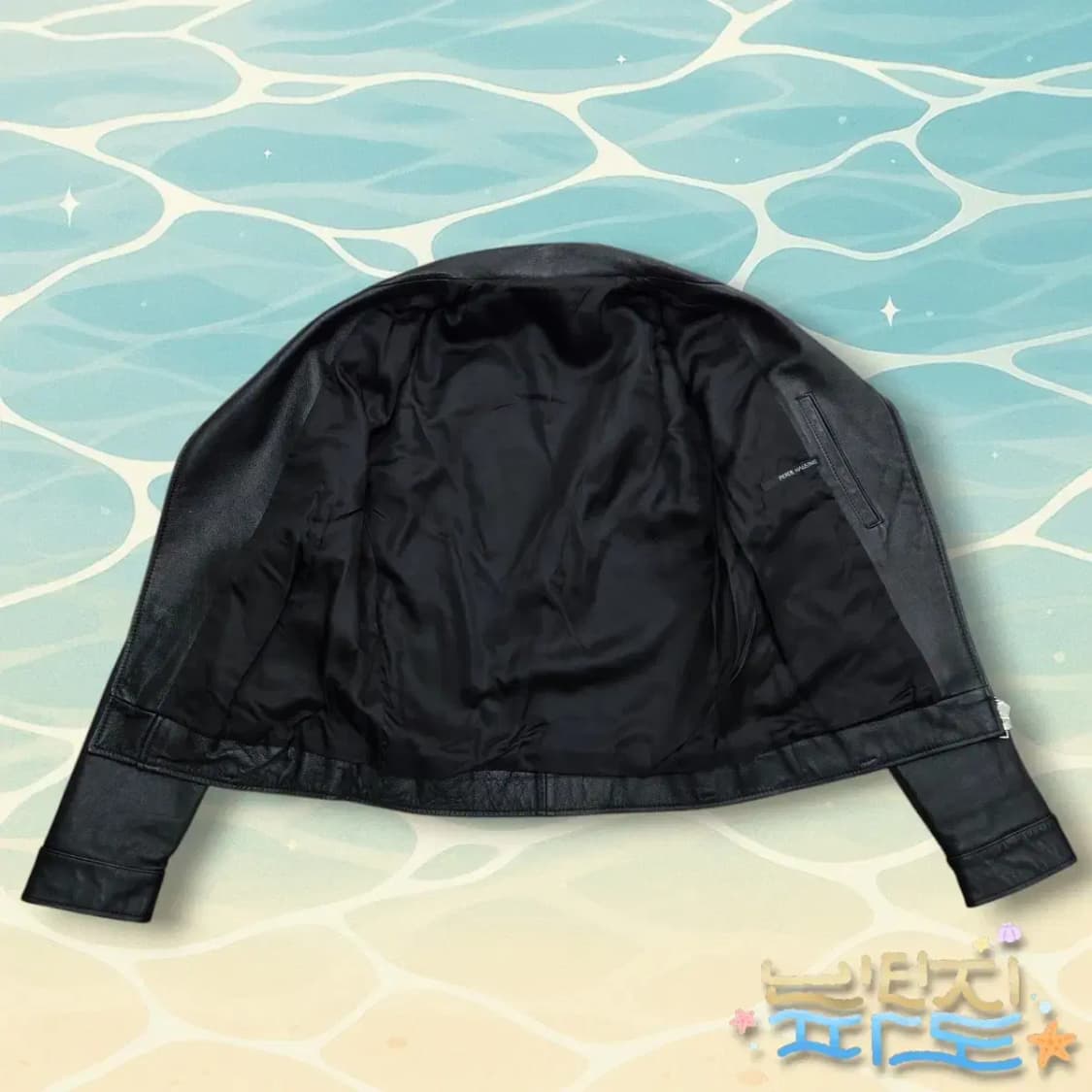 90, 2 페르드르 알렌느 카프스킨 라이더자켓 상품이미지8