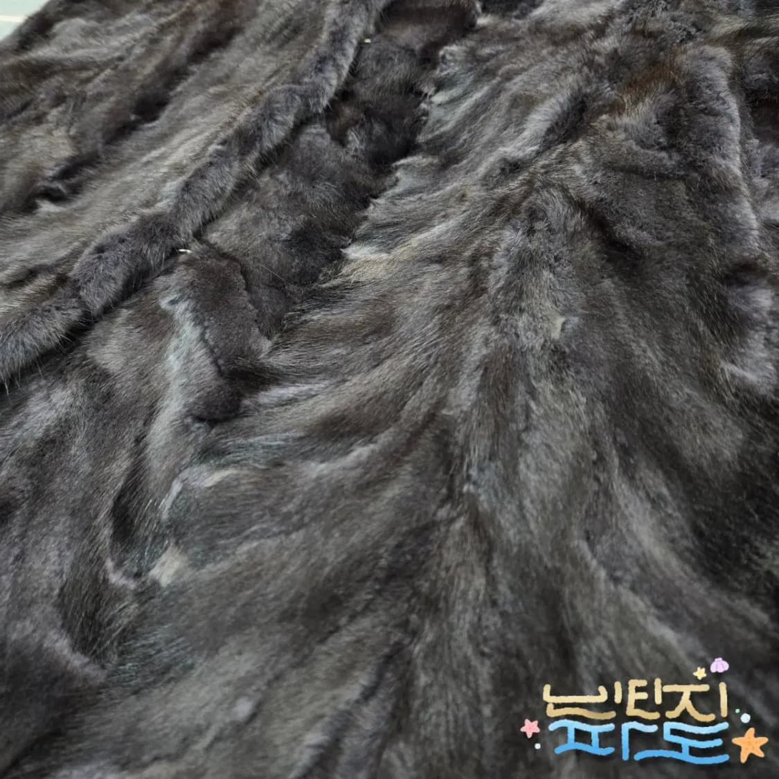 95 LEEGA 리가 천연 쪽밍크 후드 조끼코트 자켓 상품이미지4