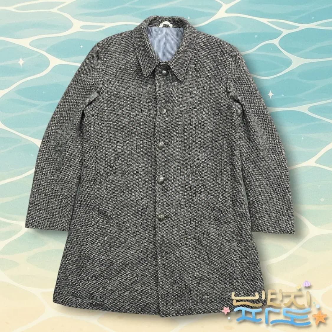 100 52 하이드로겐 라나울 트위드 코트 상품이미지1