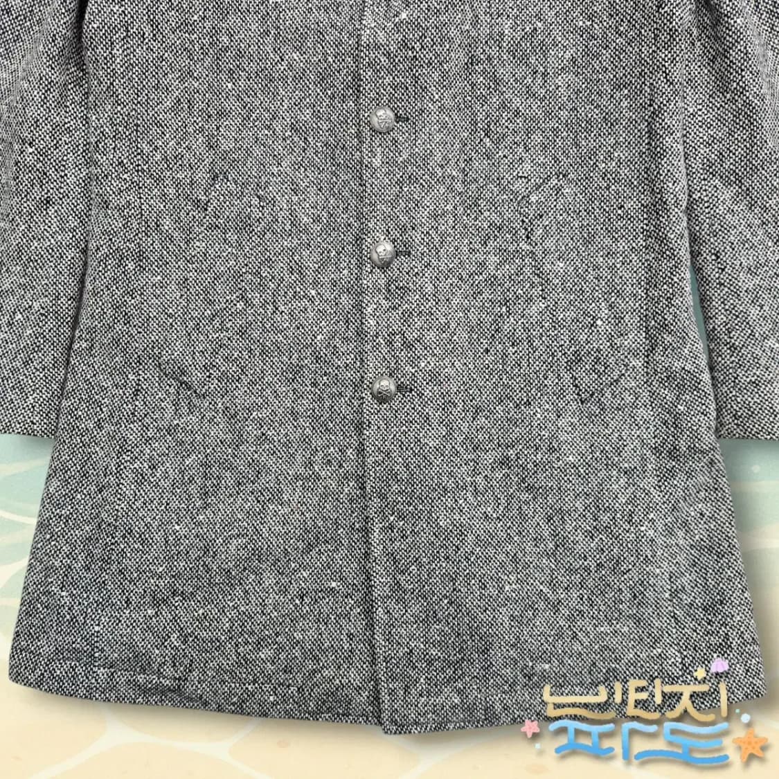 100 52 하이드로겐 라나울 트위드 코트 상품이미지3