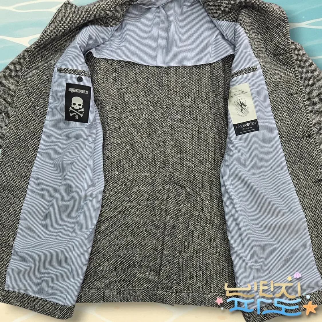 100 52 하이드로겐 라나울 트위드 코트 상품이미지9