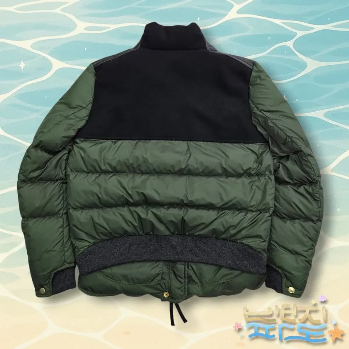 90 MARNI 마르니 울 가죽배색 숏패딩 푸퍼 자켓 상품이미지5