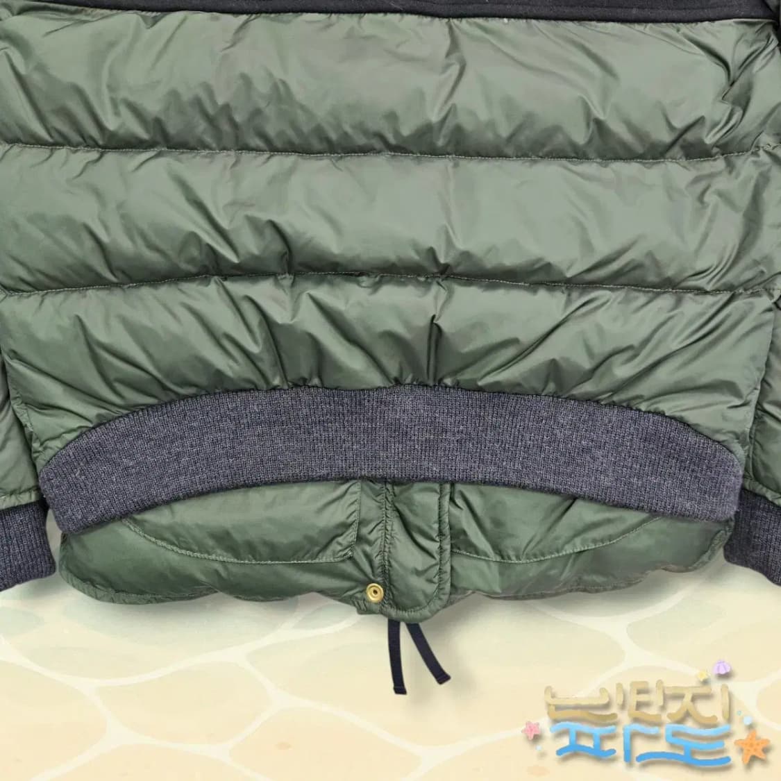 90 MARNI 마르니 울 가죽배색 숏패딩 푸퍼 자켓 상품이미지7