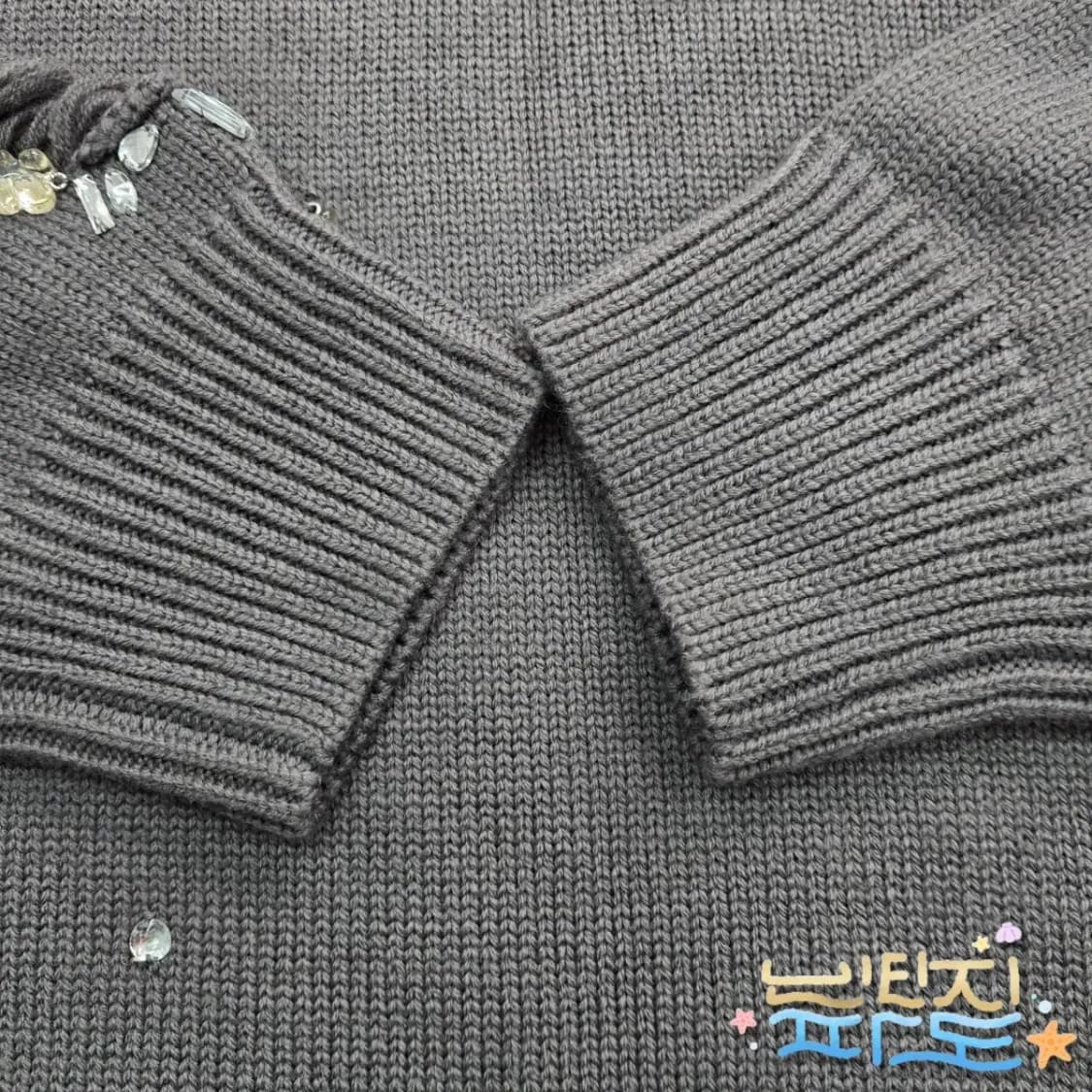 L 13DE MARZO 데미지 큐빅 니트 상품이미지4