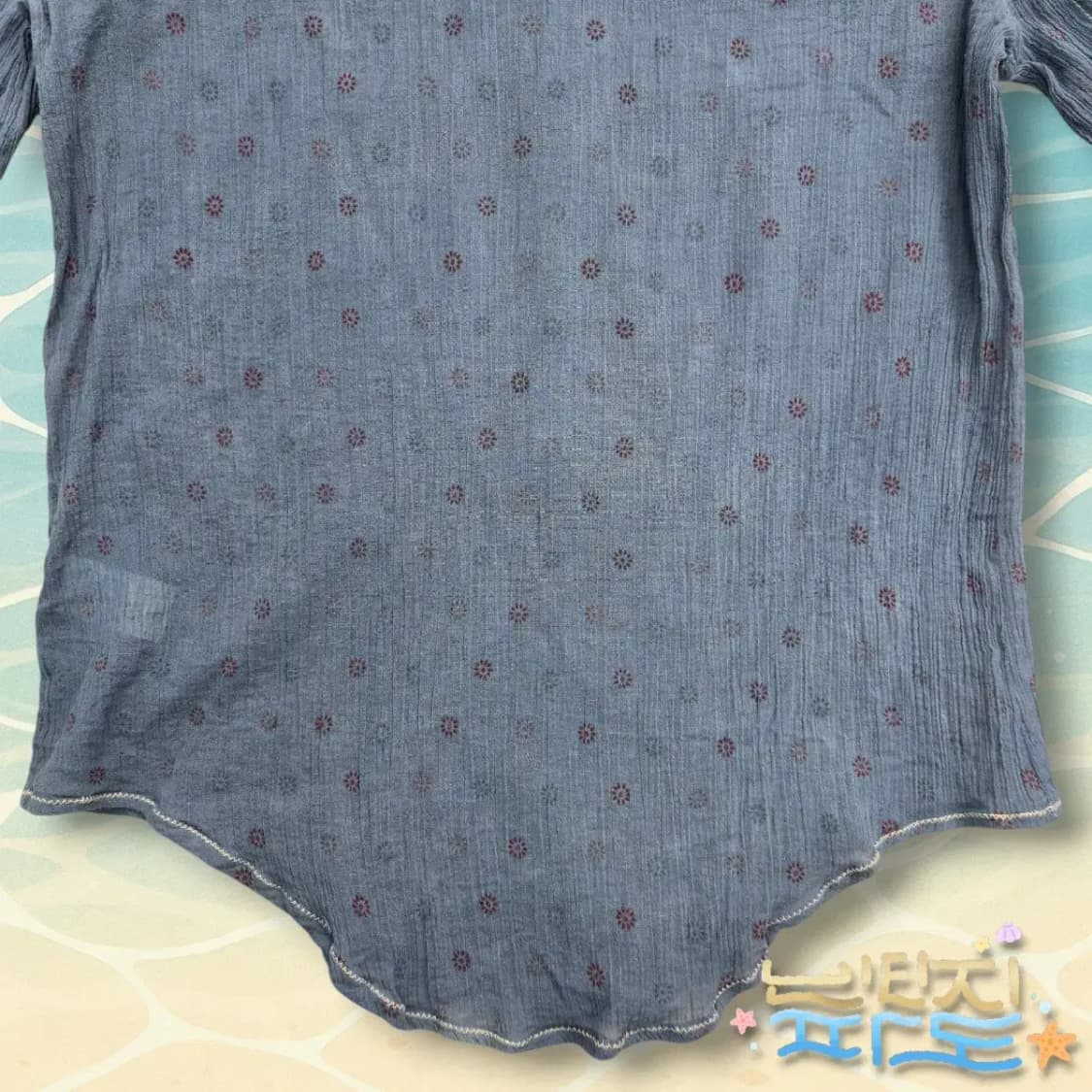 S 자딕앤볼테르 패턴 시스루 블라우스 상품이미지8