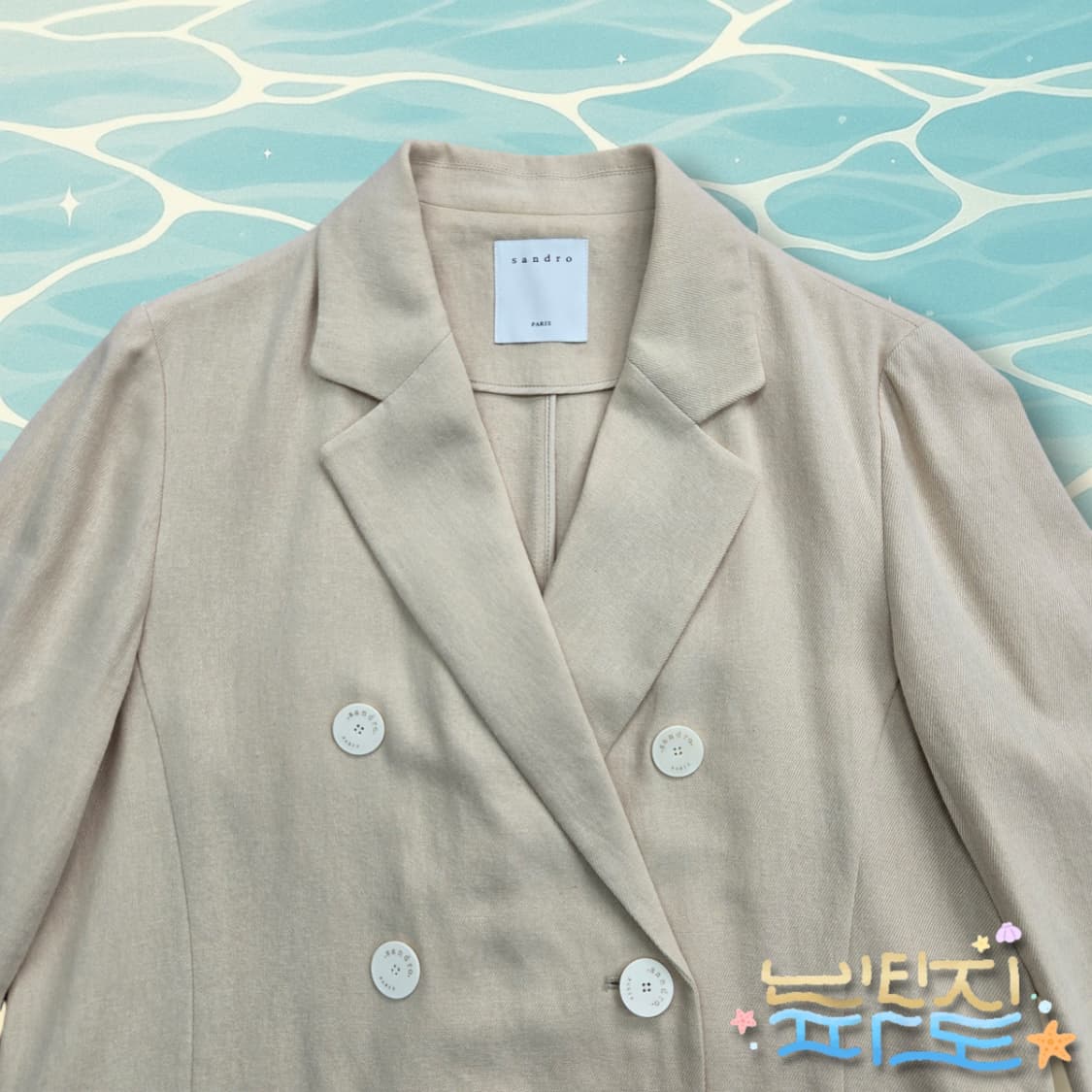 77 sandro 산드로 더블버튼 자켓 상품이미지2