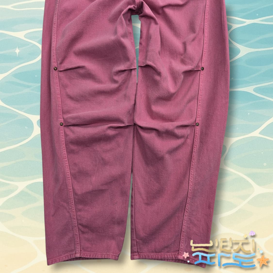 L 마땡킴 컬러 볼륨 데님팬츠 상품이미지3