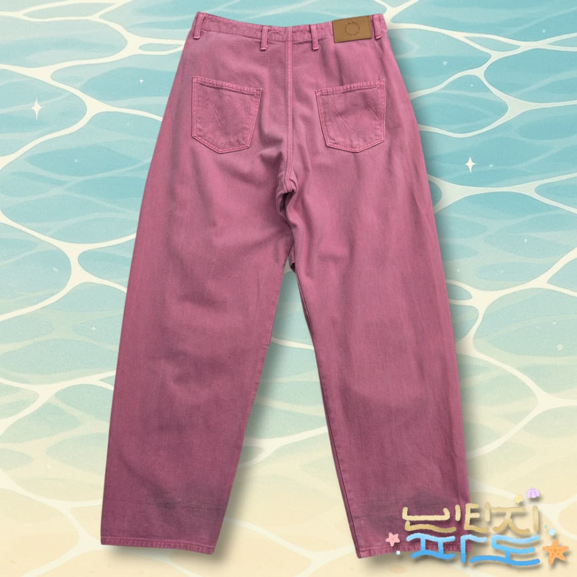 L 마땡킴 컬러 볼륨 데님팬츠 상품이미지4