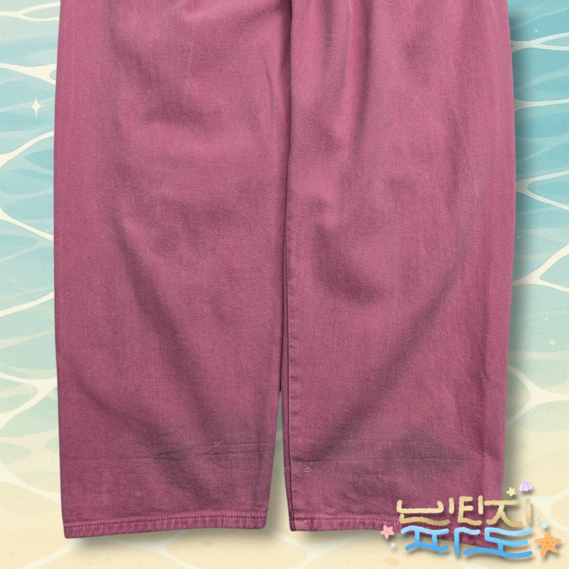 L 마땡킴 컬러 볼륨 데님팬츠 상품이미지6