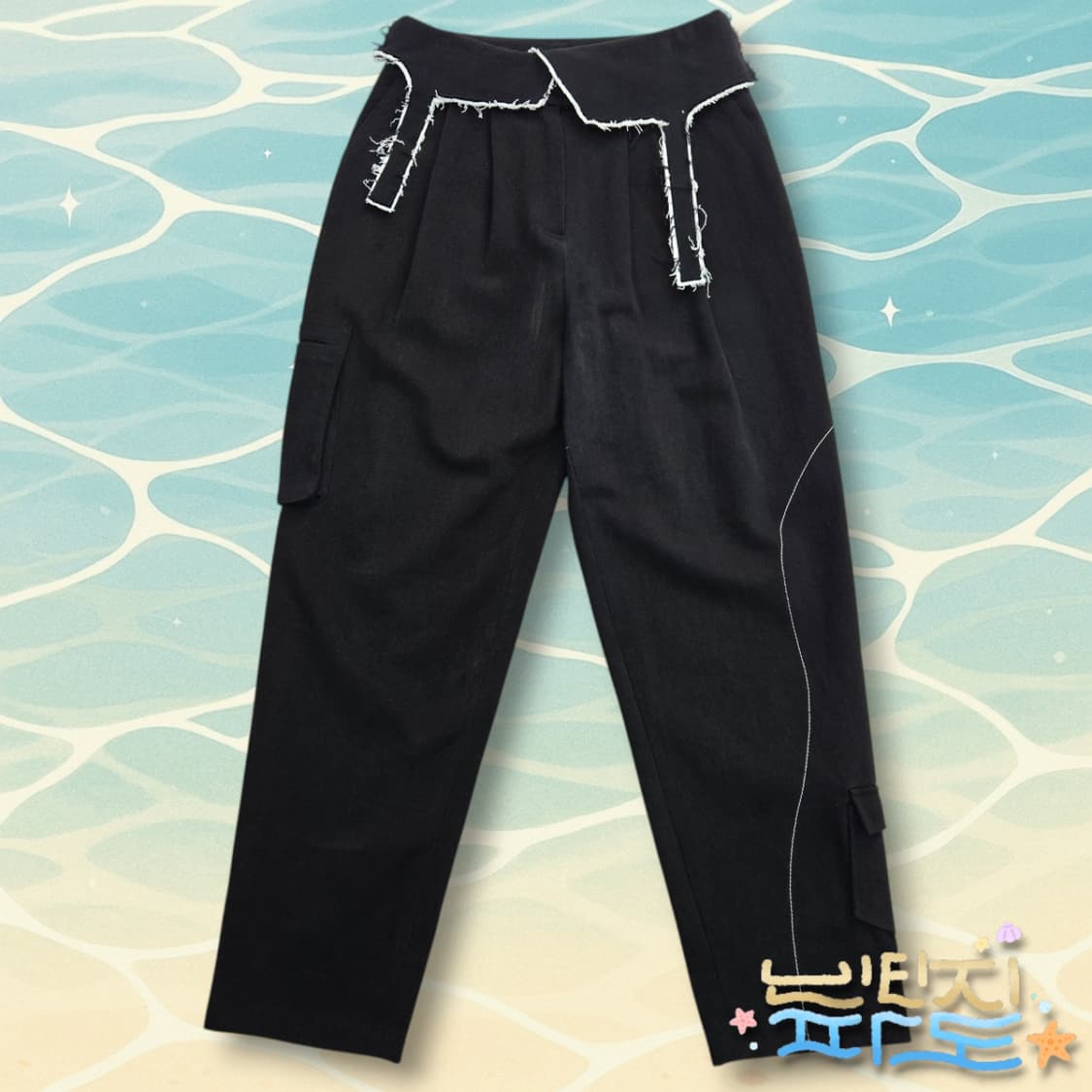 28 M 마땡킴 디테일 트라우저 투턱 팬츠 상품이미지1