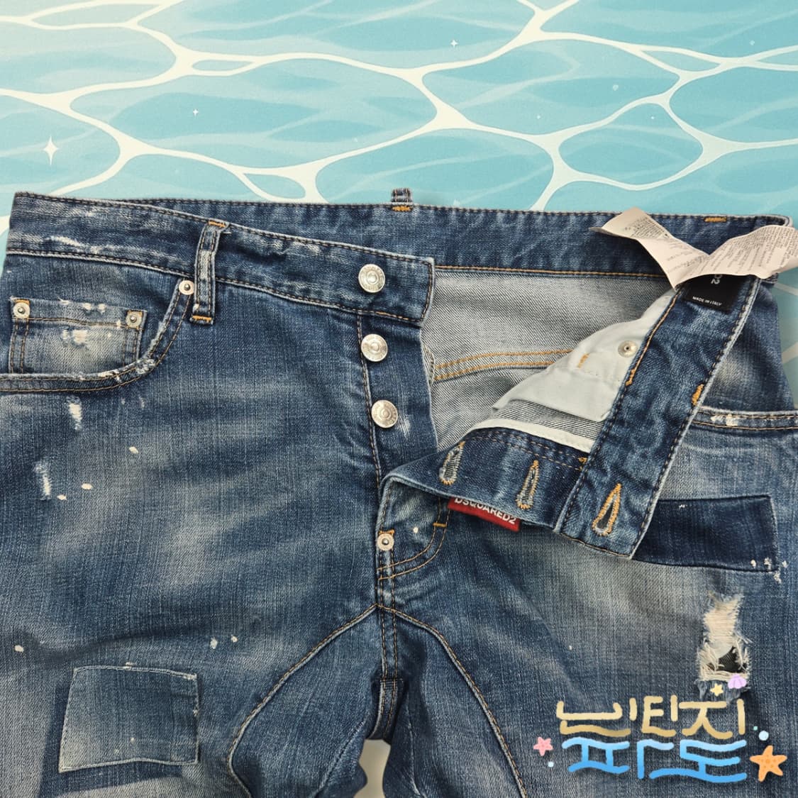 48 정품 디스퀘어드2 18SS 타이디 바이커진 상품이미지5