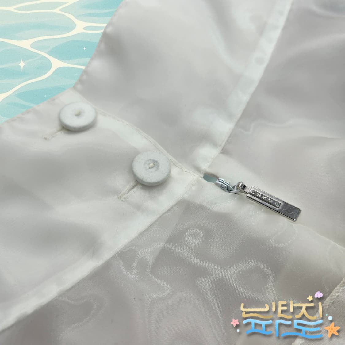 38 FENDI 08SS 칼라거펠트 컬렉션 실크 플레어 스커트 상품이미지7