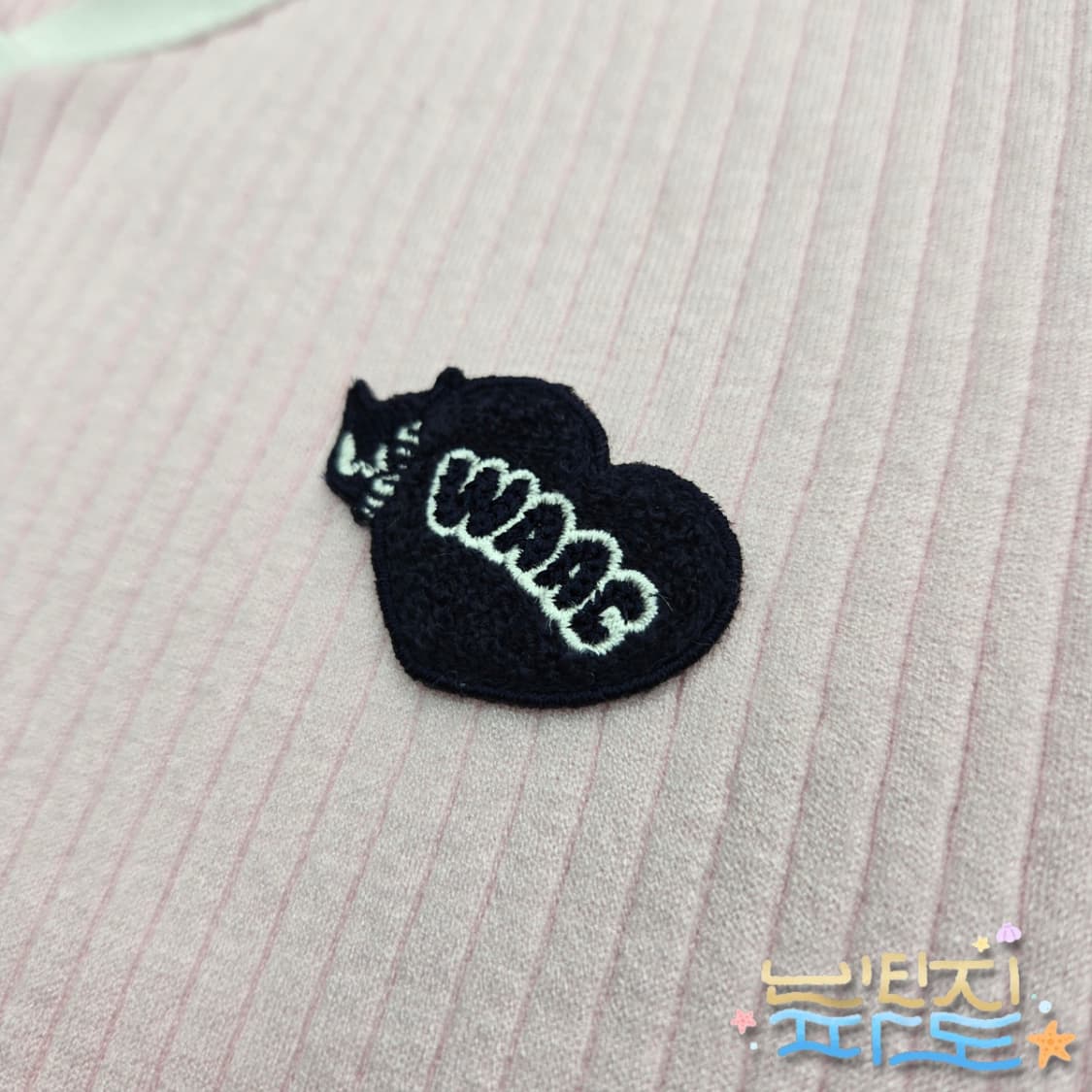 4 100 WAAC 헬로키티 22SS 골프 반팔 골지니트 상품이미지5