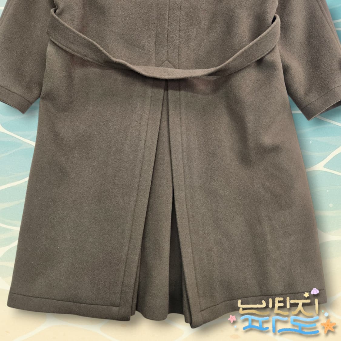 L 새제품 인사일런스 헤비 울 트렌치 코트 상품이미지10