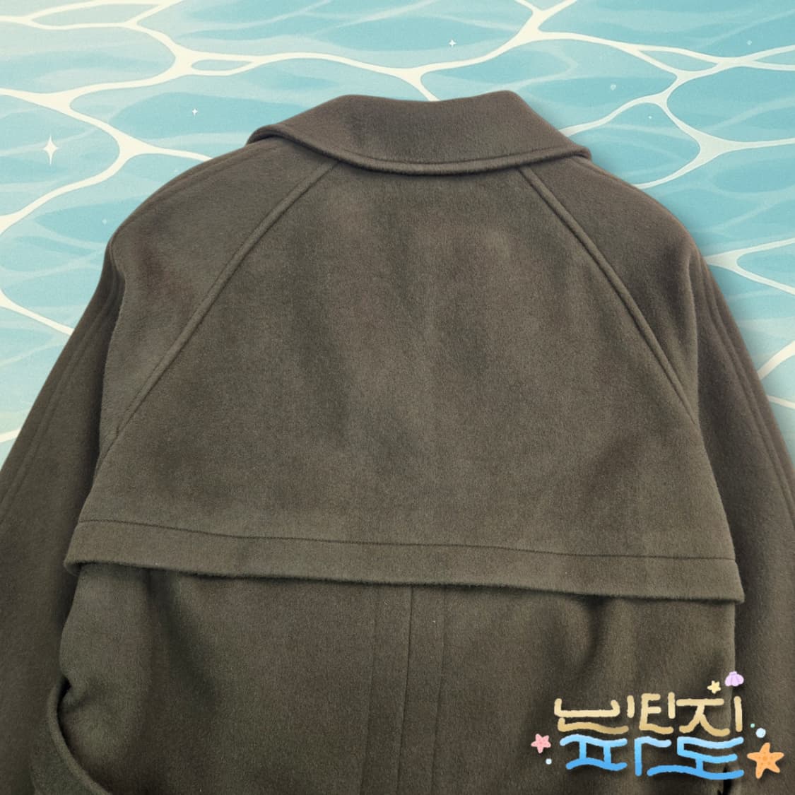 L 새제품 인사일런스 헤비 울 트렌치 코트 상품이미지9