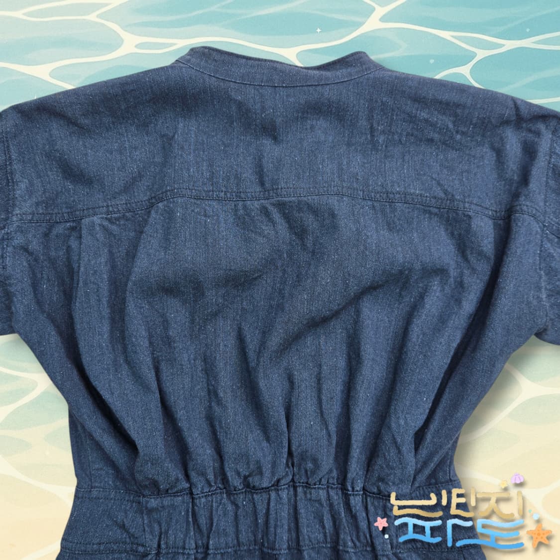 90 TIME 타임 데님 버튼 원피스 상품이미지5