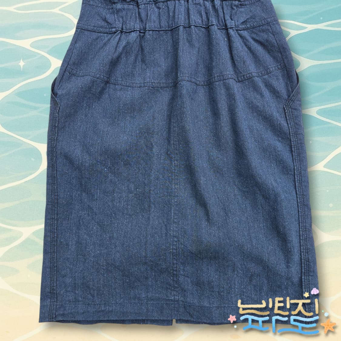 90 TIME 타임 데님 버튼 원피스 상품이미지6