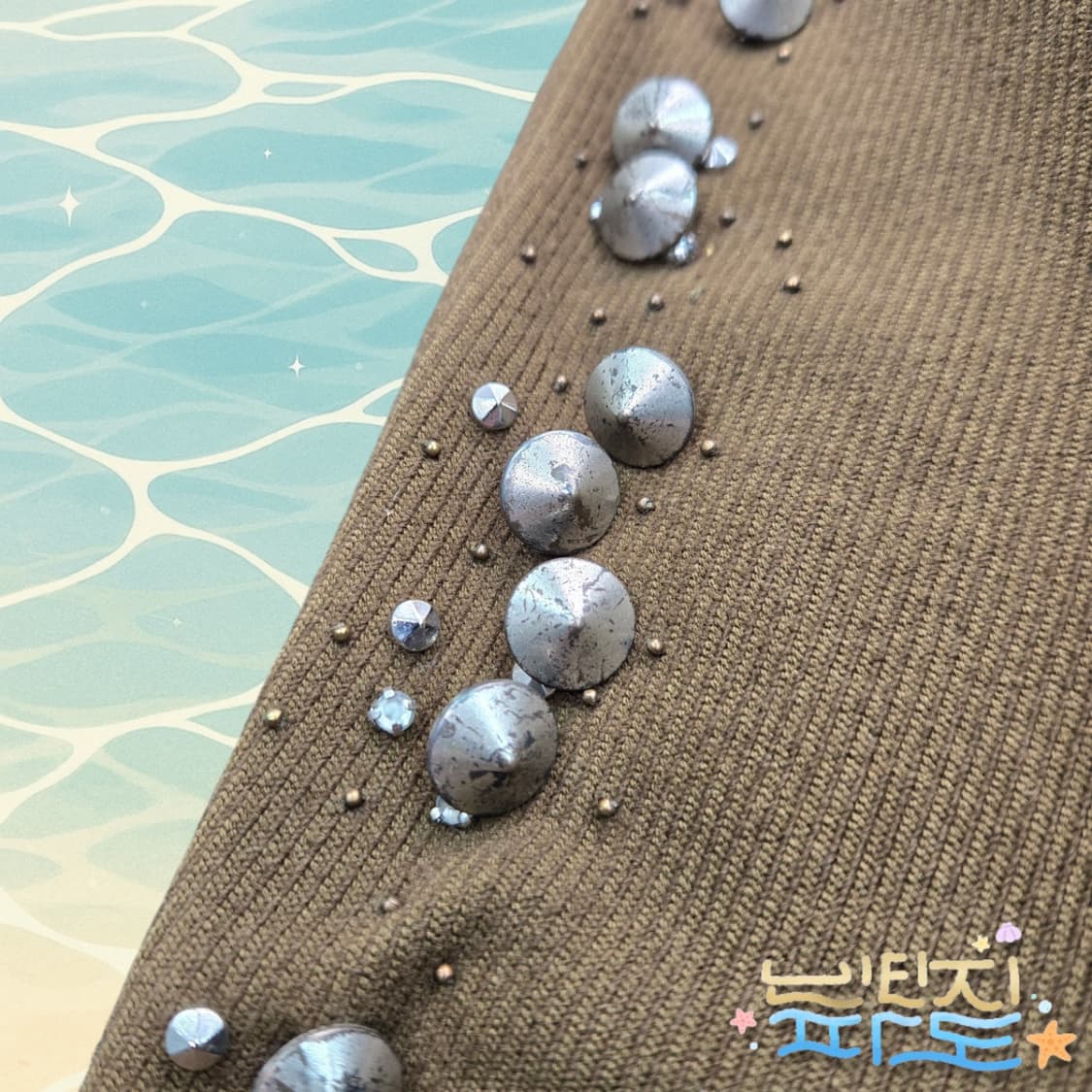 34 바네사브루노 스터드 포인트 오픈자켓 상품이미지5