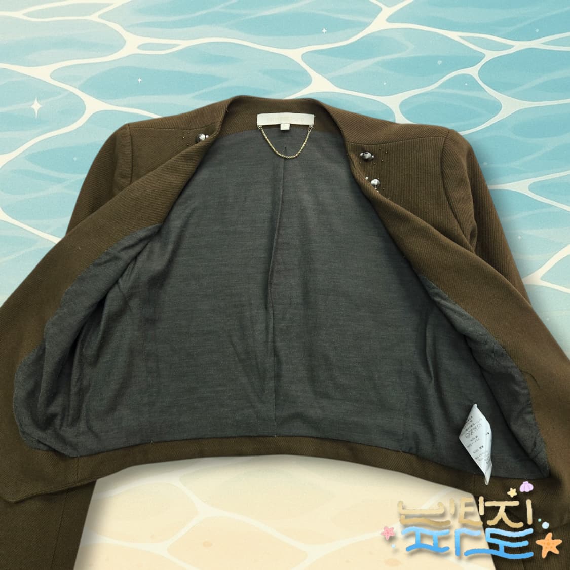 34 바네사브루노 스터드 포인트 오픈자켓 상품이미지6