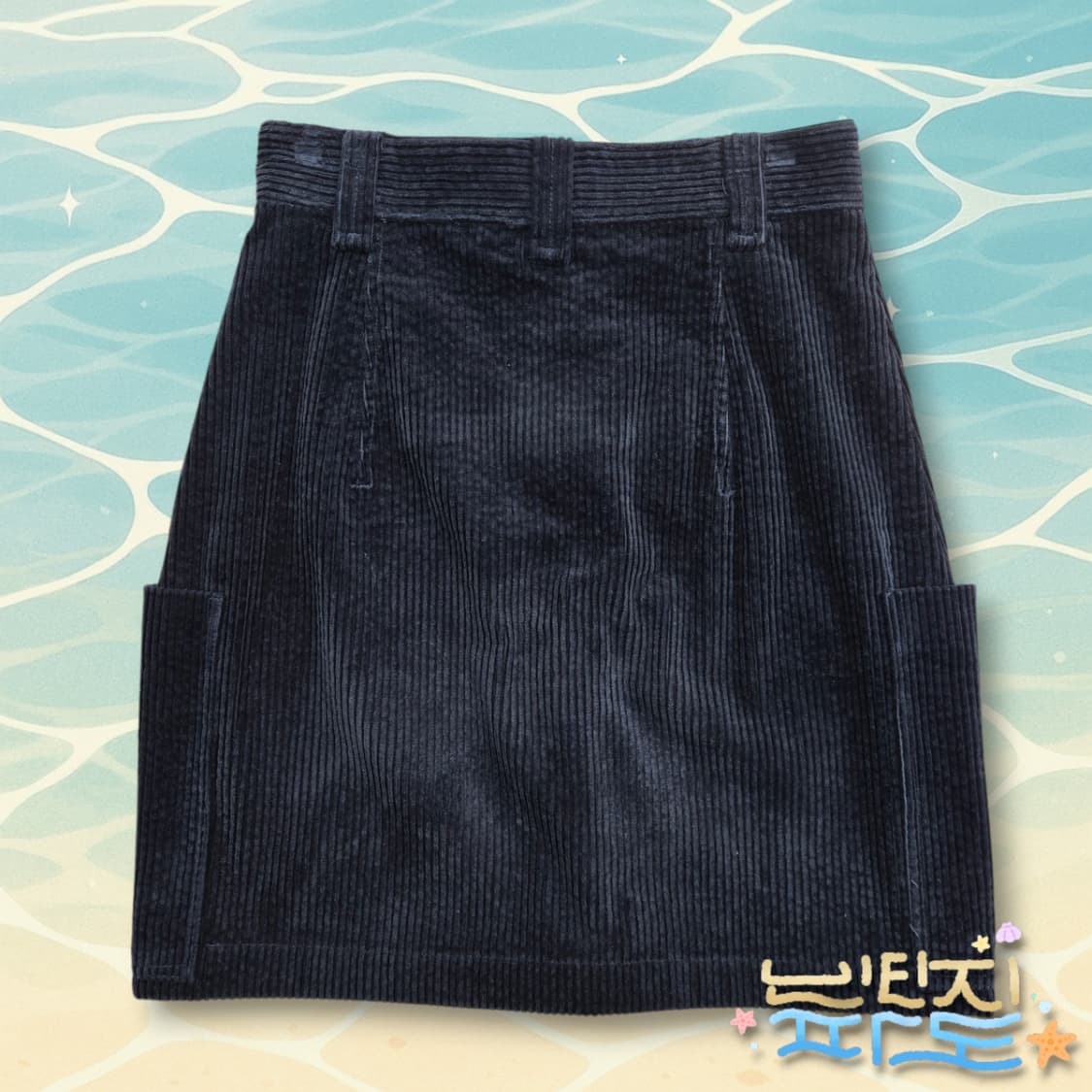 38 빔바이롤라 코듀로이 스냅버튼 스커트 상품이미지4