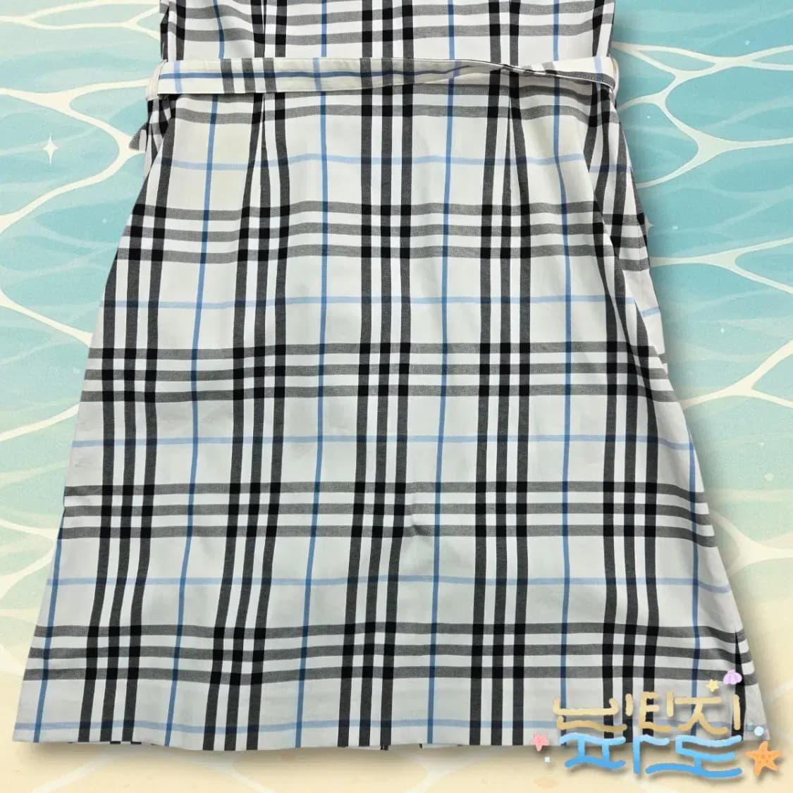 40 버버리 00s 체크 민소매 미디 원피스 상품이미지10