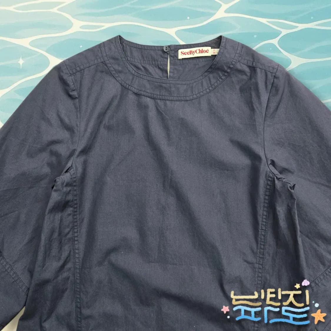 38 SEE BY CHLOE 씨 바이 끌로에 네이비 원피스 상품이미지2