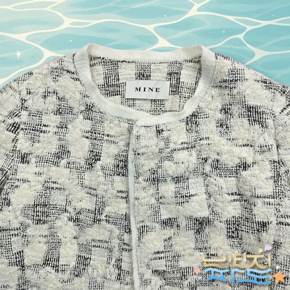 85 MINE 한섬 오픈 트위드 자켓 상품이미지2