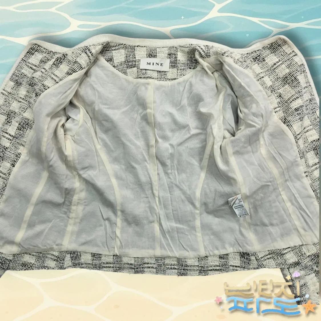 85 MINE 한섬 오픈 트위드 자켓 상품이미지9