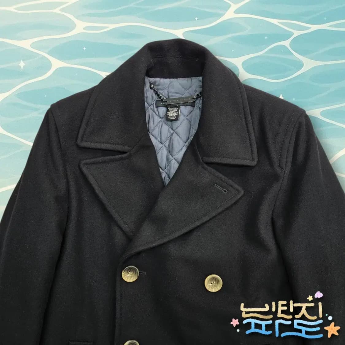 M 마크제이콥스 퀼팅 더블브레스티드 반코트 상품이미지2