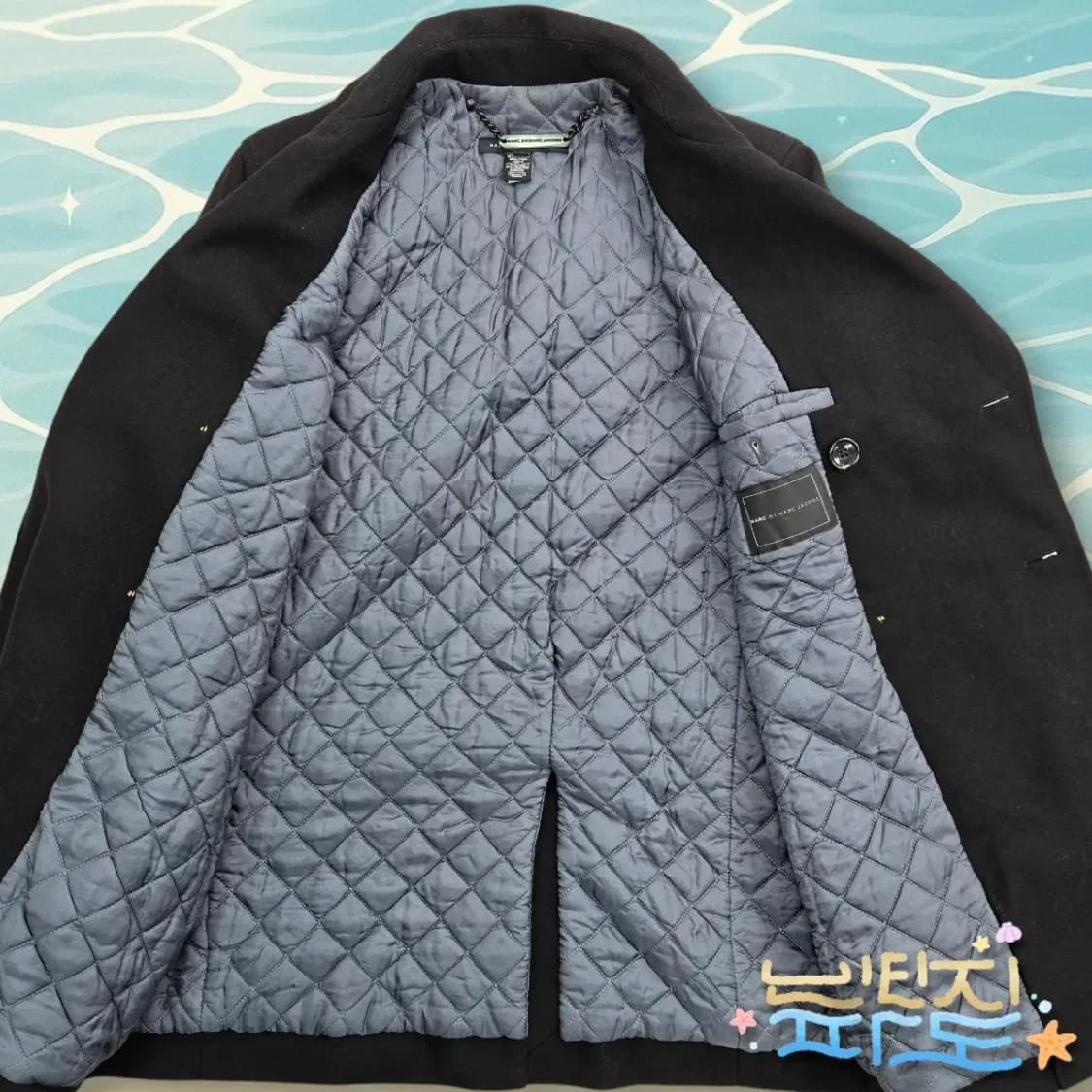 M 마크제이콥스 퀼팅 더블브레스티드 반코트 상품이미지9