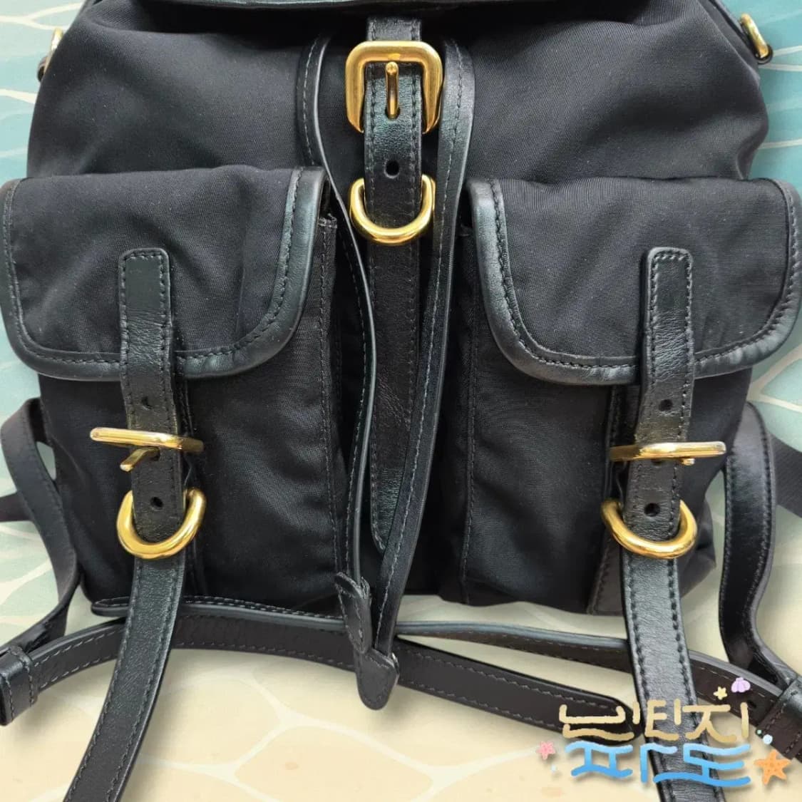 감정서O PRADA 프라다 테수토 나일론 백팩 상품이미지4