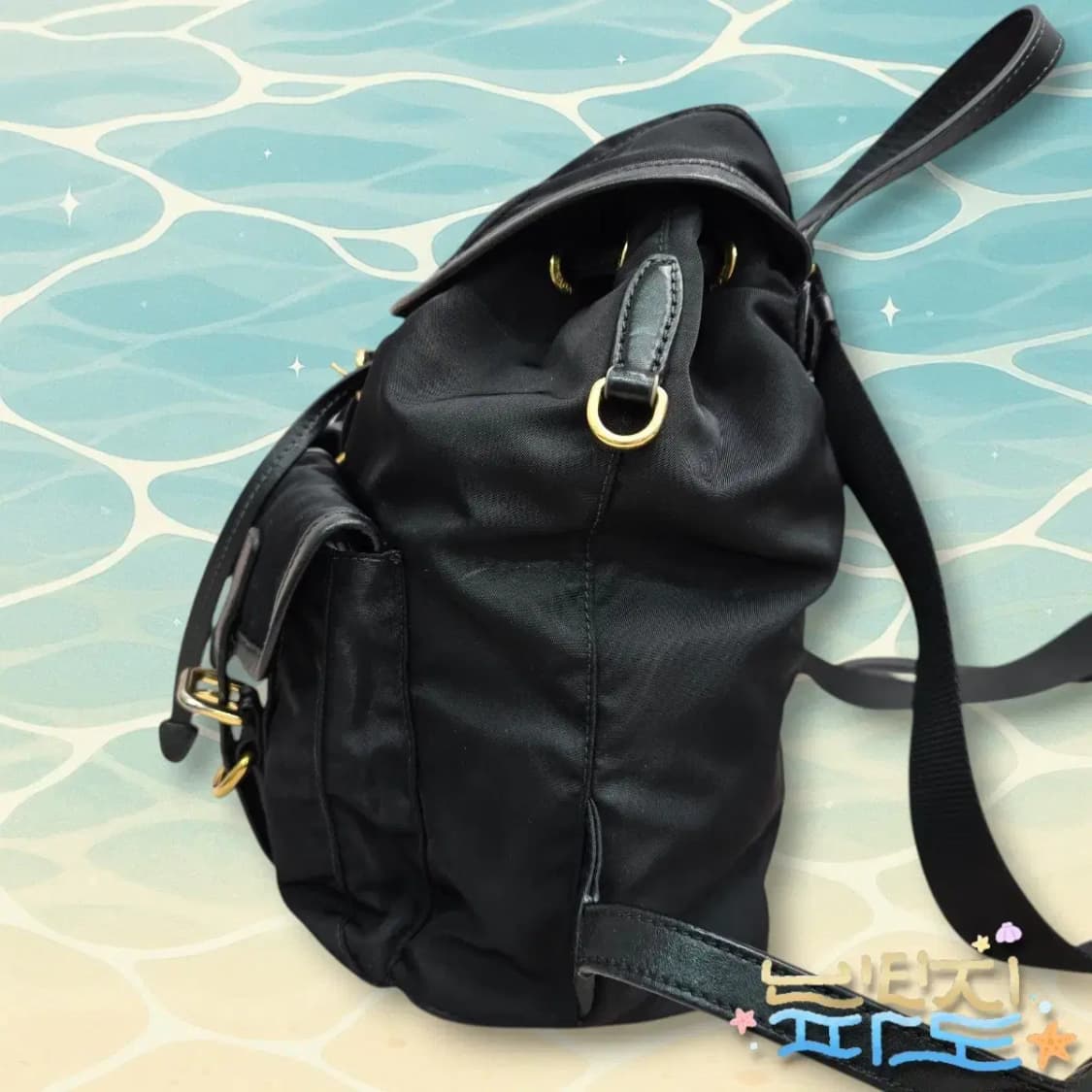 감정서O PRADA 프라다 테수토 나일론 백팩 상품이미지7