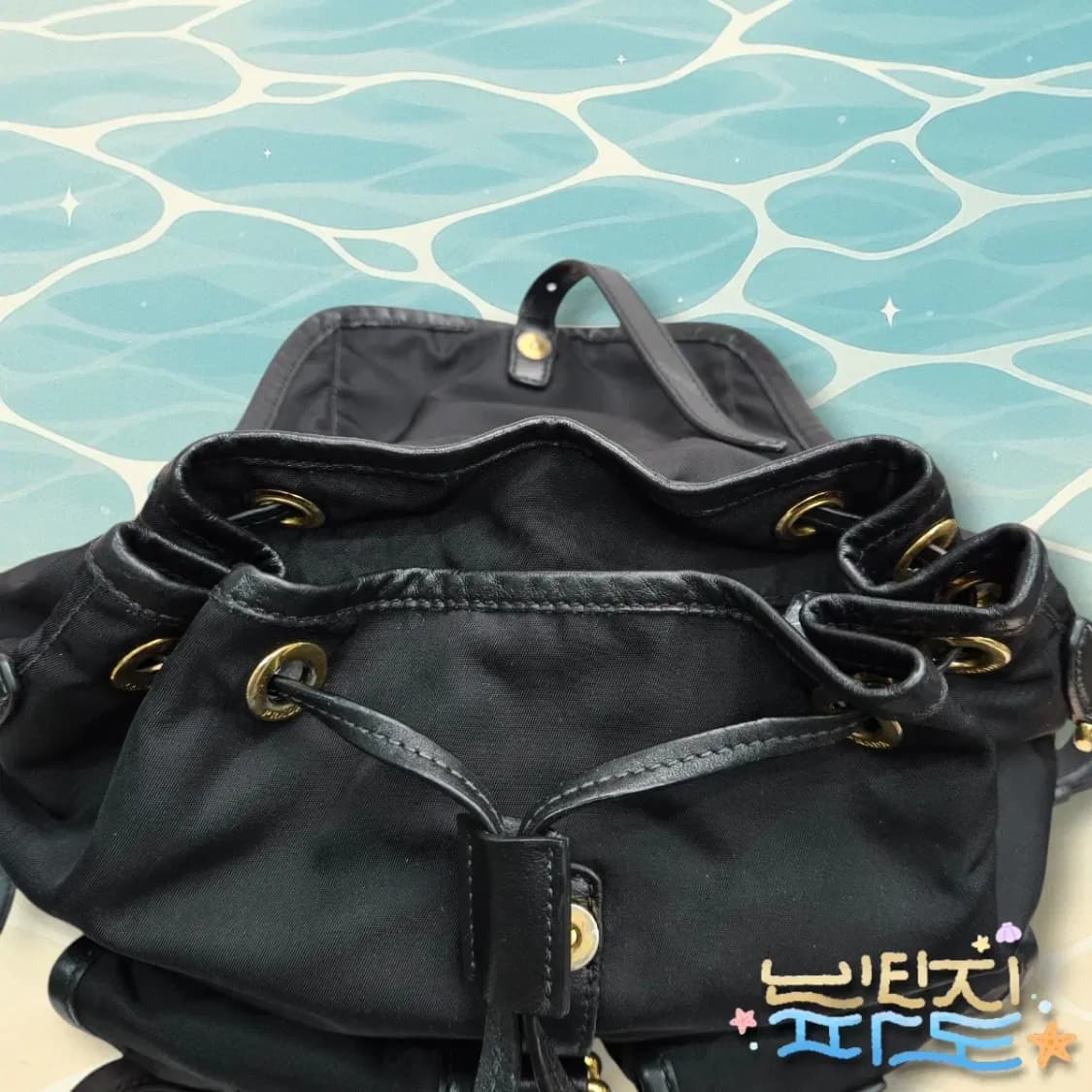 감정서O PRADA 프라다 테수토 나일론 백팩 상품이미지9